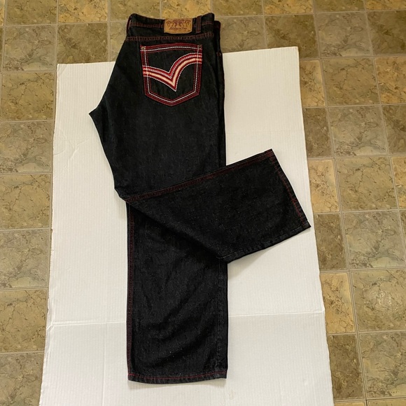 MENS ABLANCHE OF NEW YORK FASHION DENIM JEANS - Picture 4 of 8